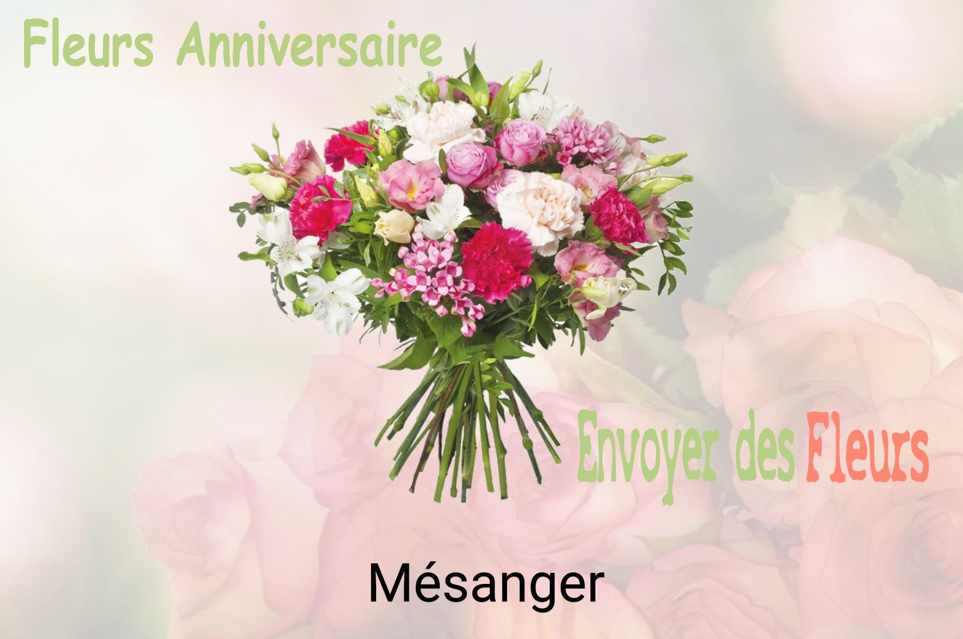 Bouquet de fleurs d’anniversaire livré à Mésanger